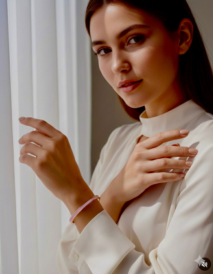 Blush Aura Bracelet – Timeless Elegance Collection